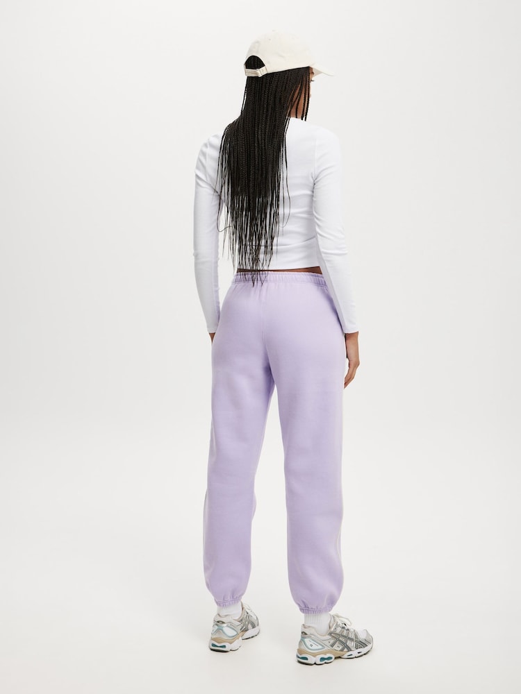 Cotton On Purple Plush Essential Gym Joggers - Image 2 of 4