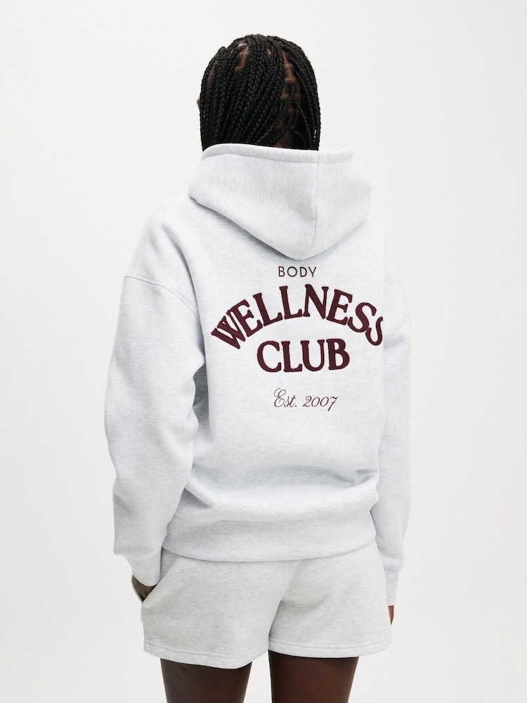 Cotton On Grey Plush Premium Graphic Hoodie - Image 2 of 4