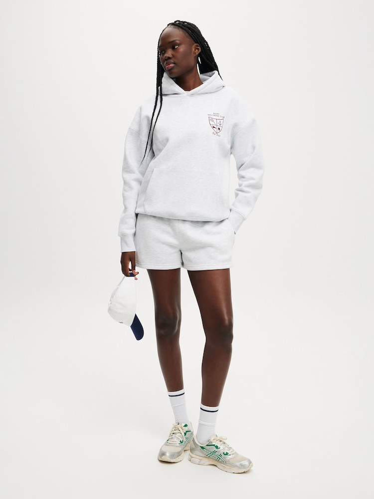 Cotton On Grey Plush Premium Graphic Hoodie - Image 4 of 4