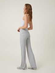 Cotton On Grey Sleep Recovery Roll Waist Trousers - Image 4 of 5