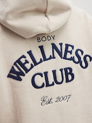 Cotton On Beige Plush Premium Graphic Hoodie - Image 4 of 4