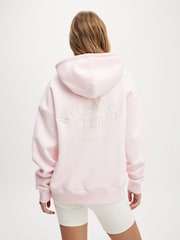 Cotton On Pink Plush Premium Graphic Hoodie - Image 2 of 5