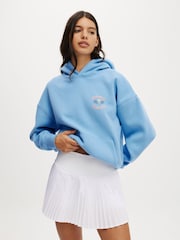 Cotton On Blue Plush Premium Graphic Hoodie - Image 3 of 4