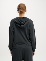 Negro - Cotton On Light Weight Super Soft Hooded Zip Through Sweatshirt - Imagen 2 de 4