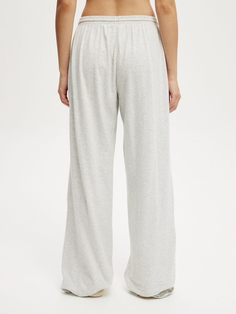 Cotton On Grey Light Weight Super Soft Wide Leg Trousers - Image 2 of 4