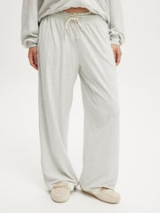 Cotton On Grey Light Weight Super Soft Wide Leg Trousers - Image 3 of 4