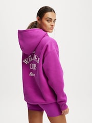 Cotton On Purple Plush Premium Graphic Hoodie - Image 1 of 1