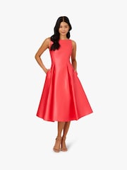 Adrianna Papell Sleeveless Tea Length Dress - Image 1 of 6