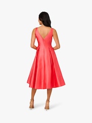 Adrianna Papell Sleeveless Tea Length Dress - Image 2 of 6