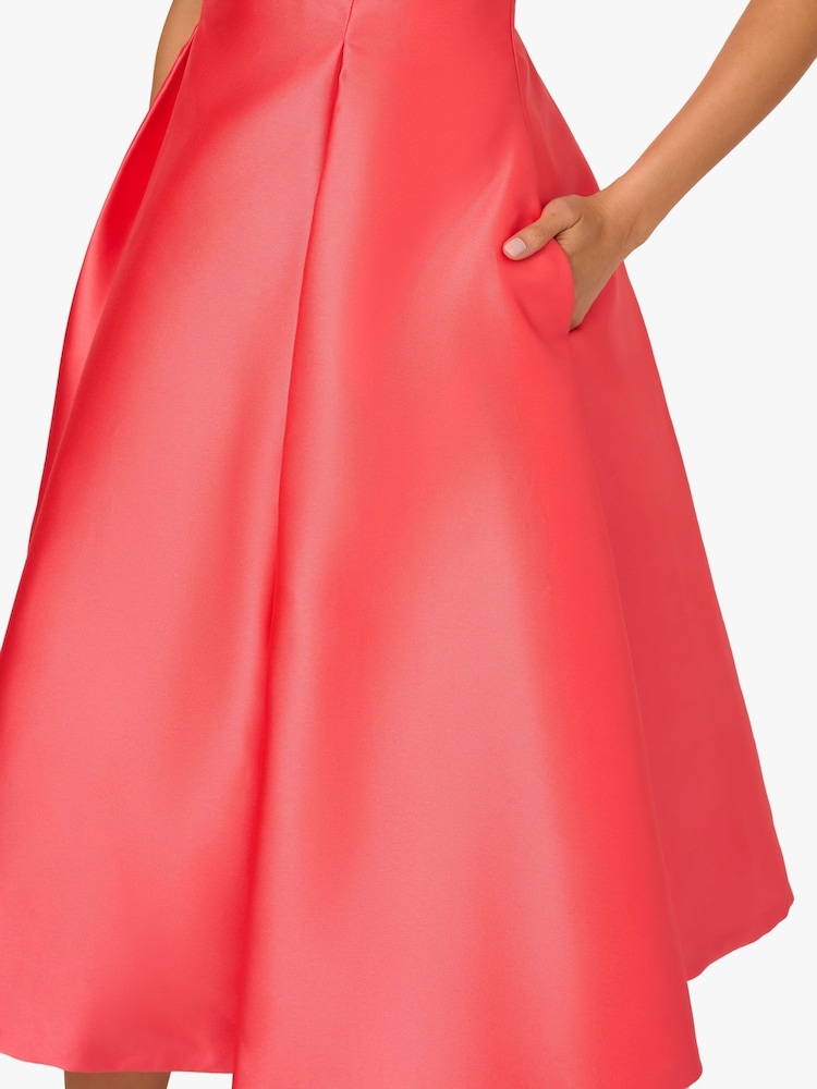 Adrianna Papell Sleeveless Tea Length Dress - Image 5 of 6