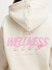 Cotton On Cream Plush Premium Graphic Hoodie - Image 2 of 4