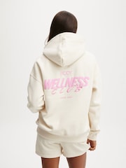 Cotton On Cream Plush Premium Graphic Hoodie - Image 3 of 4