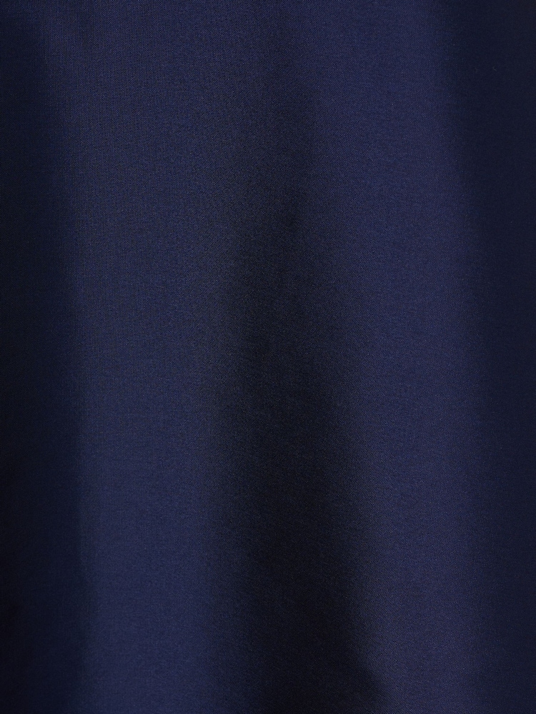 Adrianna Papell Blue Taffeta Cutwork Dress - Image 6 of 6