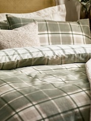 Wylder Nature Green Braemar Check Duvet Set - Image 3 of 3