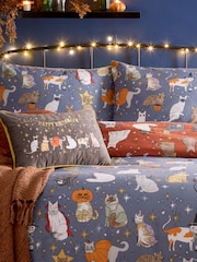 Furn Multicolour Halloween Pawty Duvet Set - Image 2 of 4