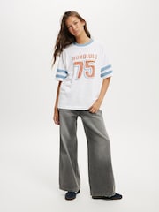 Cotton On White Ground The Boxy Graphic 100% Cotton T-Shirt - Image 2 of 4