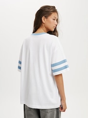 Cotton On White Ground The Boxy Graphic 100% Cotton T-Shirt - Image 3 of 4