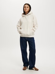 Cotton On Natural Classic Fleece Hoodie - Image 3 of 4