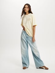 Amarillo mantequilla - Cotton On The Boxy Graphic 100% Cotton T-Shirt - Imagen 3 de 6
