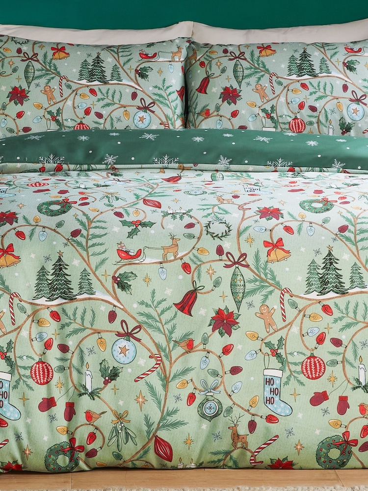 Duvet Day Green Noelle Duvet Set - Image 3 of 3 Duvet Day Green Noelle Duvet Set - Image 3 of 3