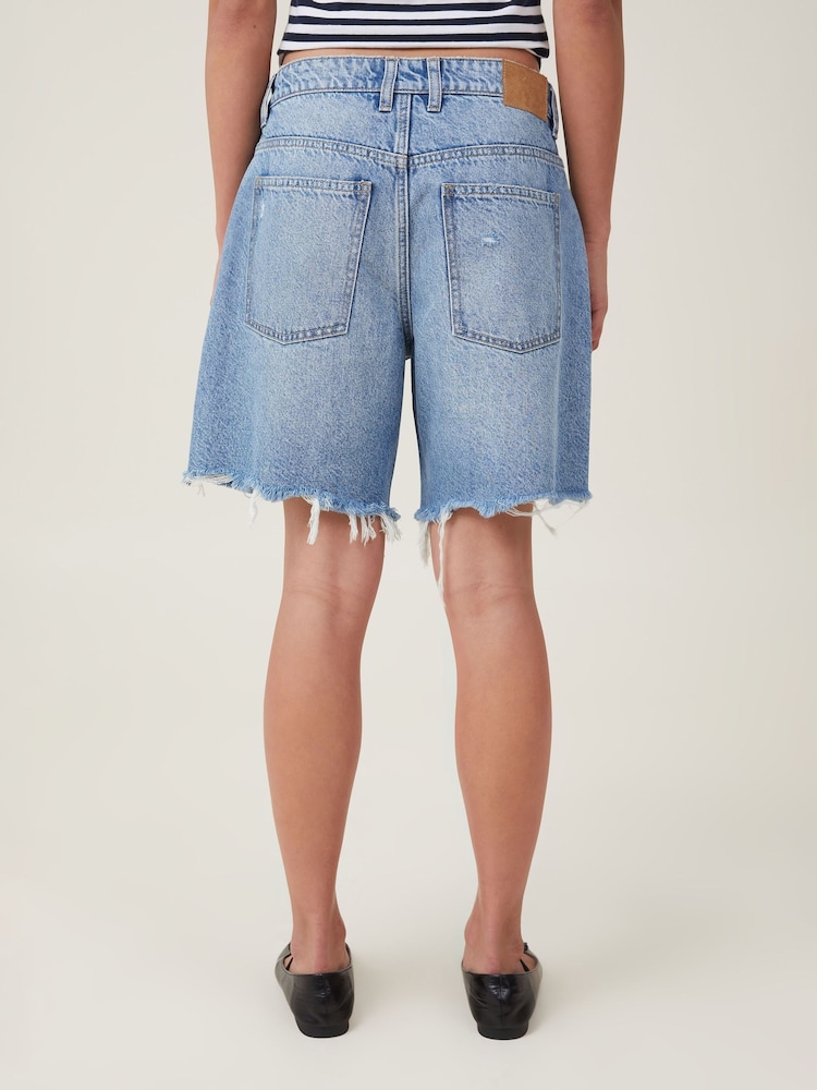 Cotton On Relaxed Denim 100% Cotton Shorts - Imagen 2 de 5