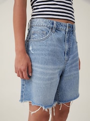 Cotton On Relaxed Denim 100% Cotton Shorts - Imagen 3 de 5