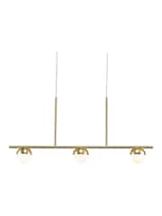 Nordlux Brass Contina 3-Spot Pendant Ceiling Light - Image 6 of 6