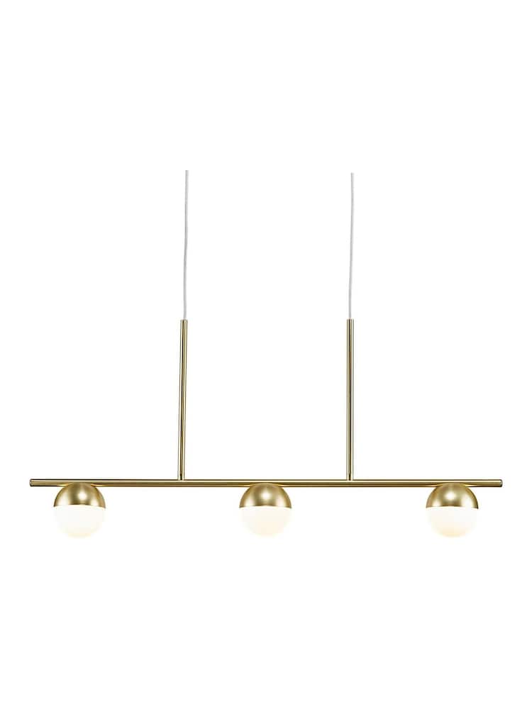 Nordlux Brass Contina 3-Spot Pendant Ceiling Light - Image 6 of 6