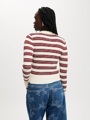 Cotton On Red Preppy Button Through Polo Shirt - Image 2 of 4