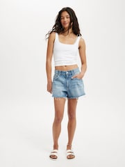 Cotton On Blue Original Denim 100% Cotton Shorts - Image 3 of 6