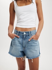 Cotton On Blue Original Denim 100% Cotton Shorts - Image 5 of 6
