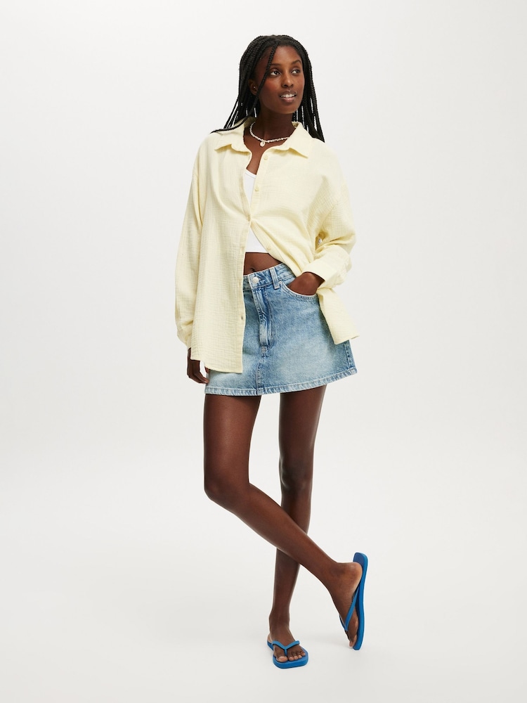 Cotton On Yellow Haven Long Sleeve Shirt - Image 4 of 4