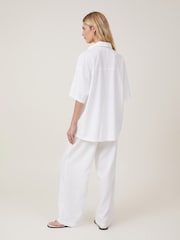 Cotton On White Haven Wide Leg Trousers - Image 2 of 4