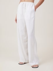 Cotton On White Haven Wide Leg Trousers - Image 4 of 4