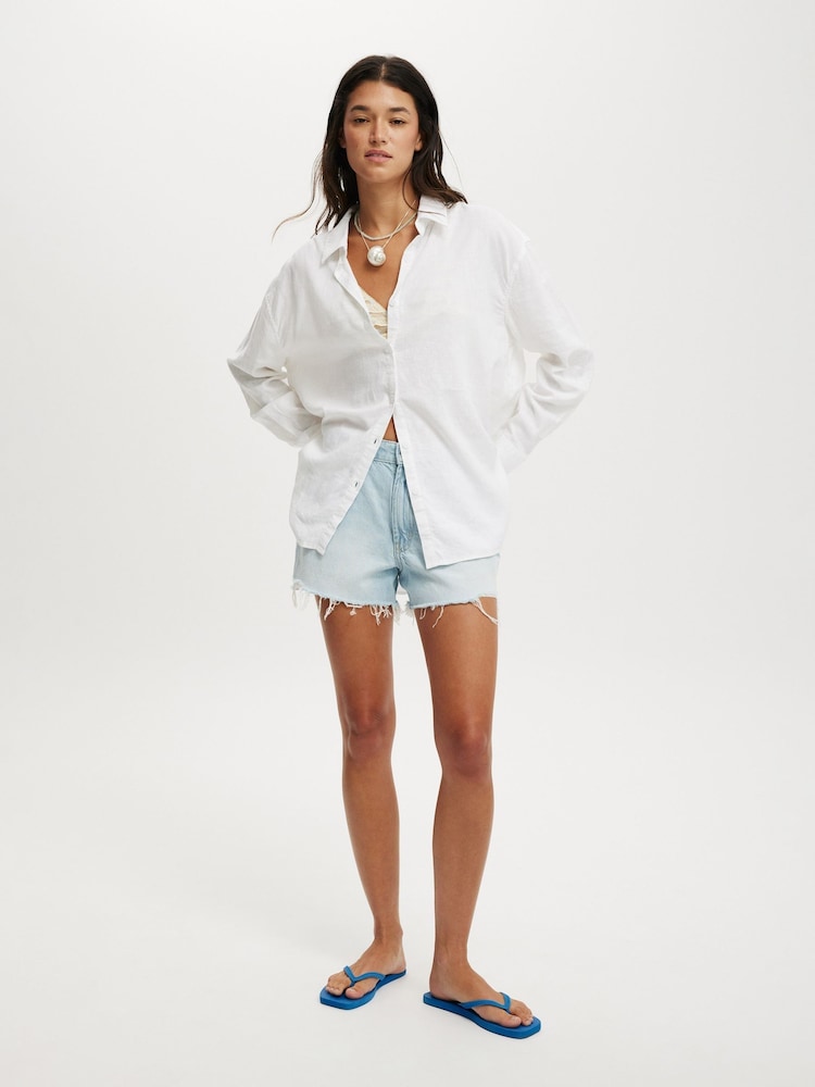 Cotton On White Haven Long Sleeve Shirt - Image 4 of 4