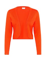 Kaffe Red Astrid Long Sleeve Open Bolero - Image 5 of 6