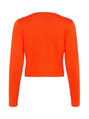 Kaffe Red Astrid Long Sleeve Open Bolero - Image 6 of 6