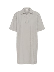 Kaffe Blue 100% Cotton KAnaya Short Sleeve Above Knee Dress - Image 4 of 5