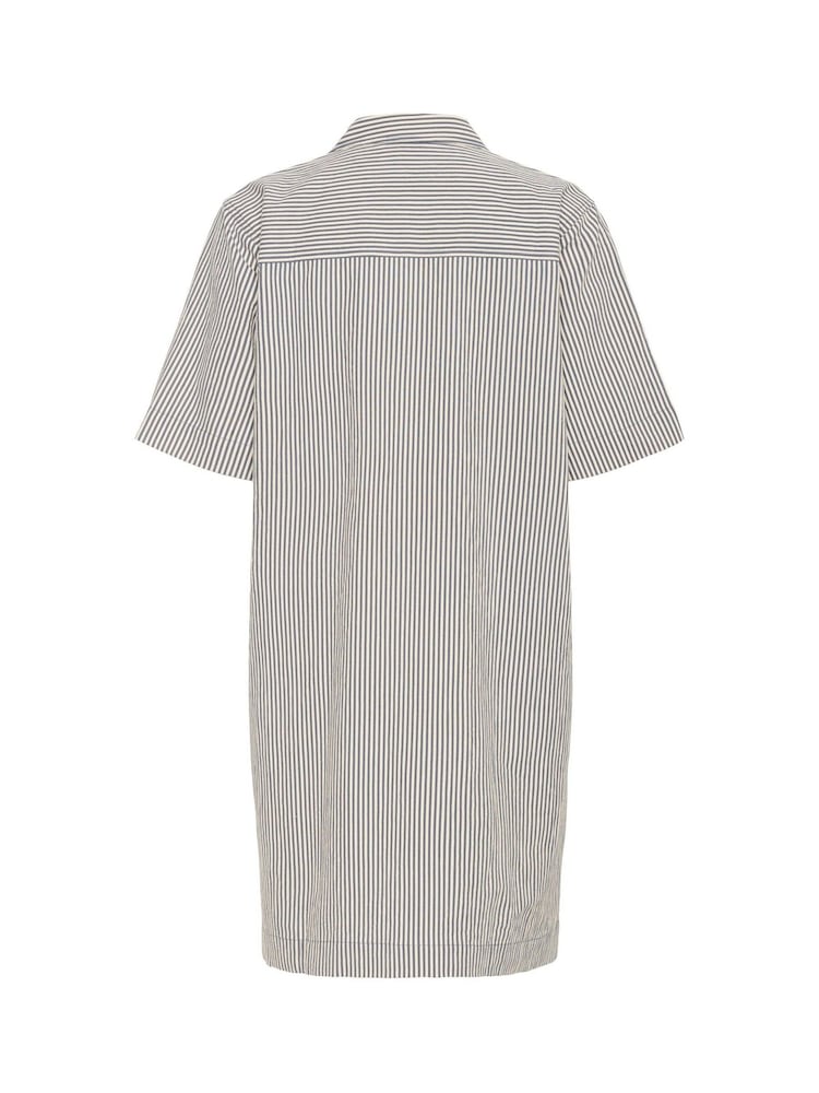Kaffe Blue 100% Cotton KAnaya Short Sleeve Above Knee Dress - Image 5 of 5 Kaffe Blue 100% Cotton KAnaya Short Sleeve Above Knee Dress - Image 5 of 5