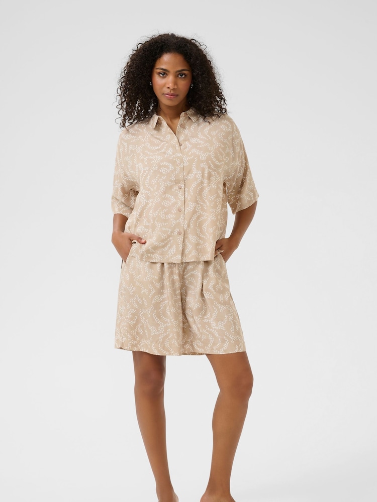 Kaffe KAbarton Short Sleeve Shirt - Image 1 of 4