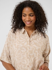 Kaffe KAbarton Short Sleeve Shirt - Image 2 of 4