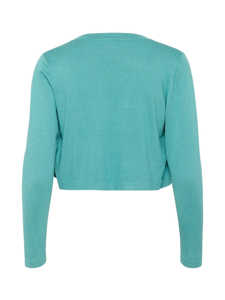 Kaffe Blue Astrid Long Sleeve Open Bolero - Image 6 of 6