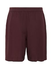 Kaffe Red KAmilia Elasticated Waist Shorts - Image 6 of 6