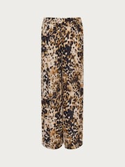 Kaffe Natural KAthora Amber Wide Leg Trousers - Image 7 of 7