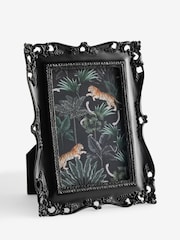 Black Ornate Decorative Photo Frame - Image 1 of 2