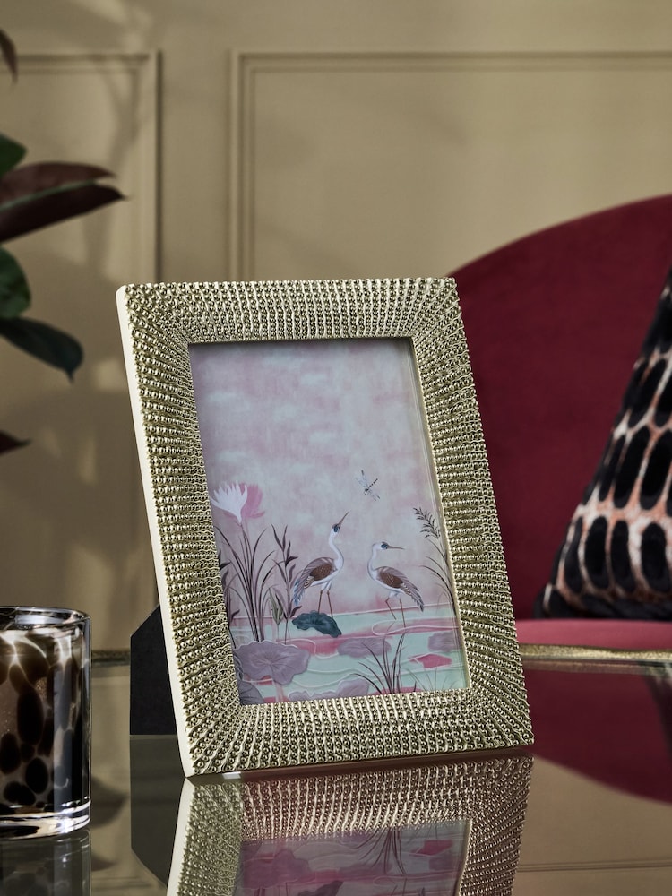 Gold Diamonte Photo Frame - Image 1 of 3