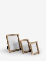 Cadre photo en bois à crêtes - Image 3 de 4