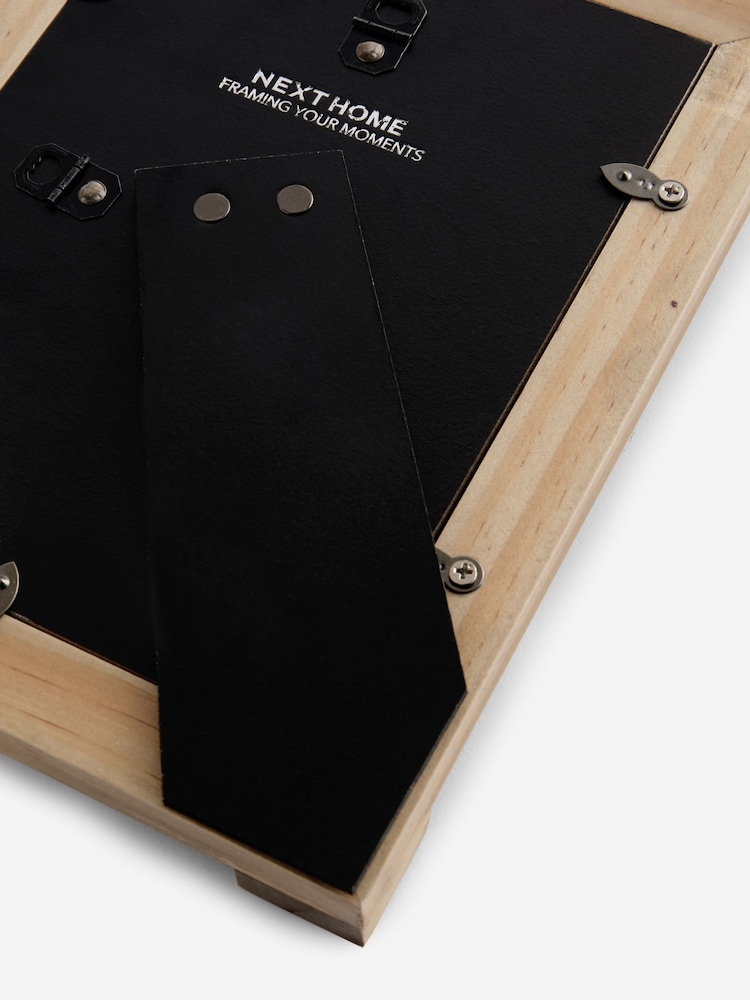 Cadre photo en bois à crêtes - Image 4 de 4