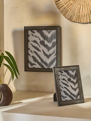 Grey Textured Global Pattern Photo Frame - Image 1 of 4