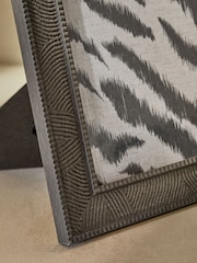 Grey Textured Global Pattern Photo Frame - Image 2 of 4